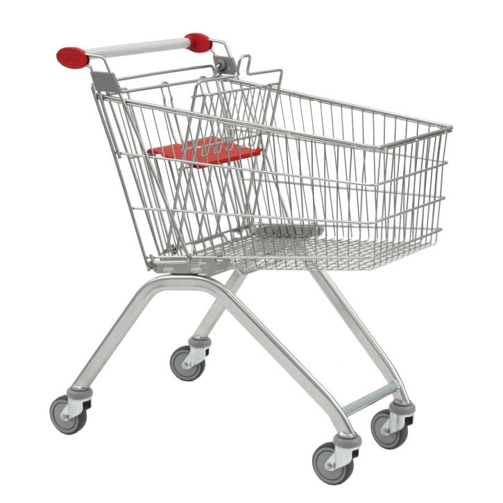 carrello spesa mini in filo