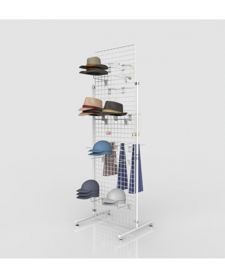 Gamba a “T” h 810 mm per pannelli griglia