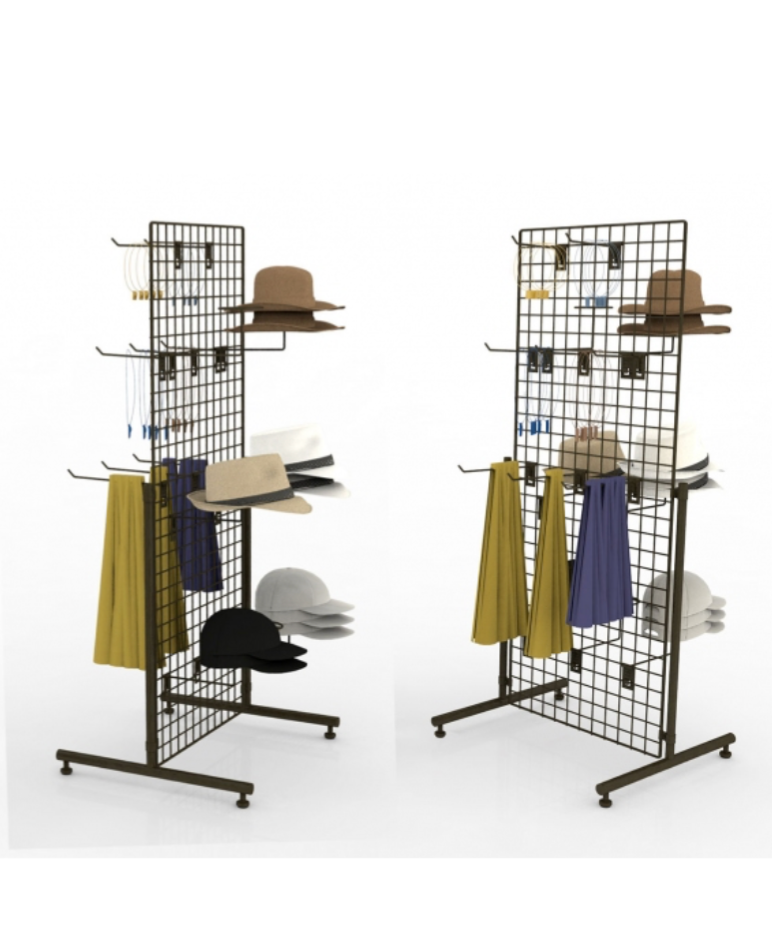 Gamba a “T” h 810 mm per pannelli griglia