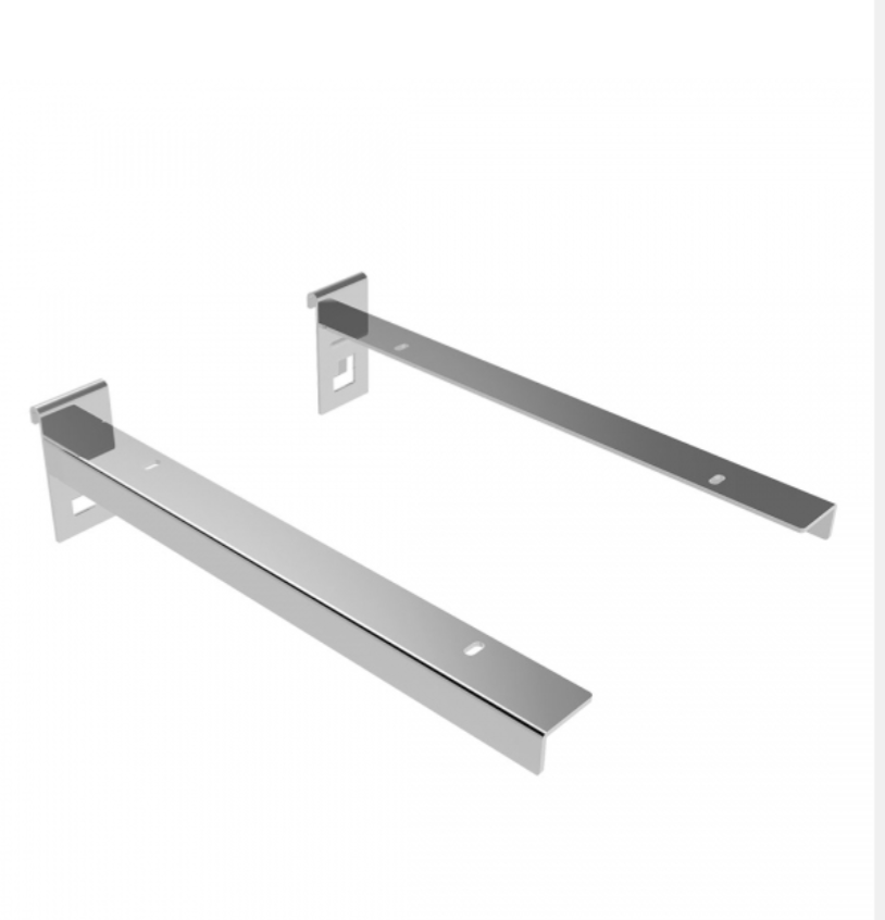 Coppia mensole per ripiano.