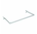 Barra appenderia in tubo rettangolare - L 900 mm