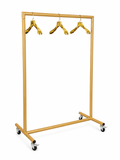 Stender in ferro D.35 oro con ruote misura 100x150